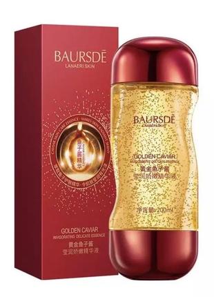 Сироватка для обличчя з екстрактом ікри baursde golden caviar essence, 200 мл