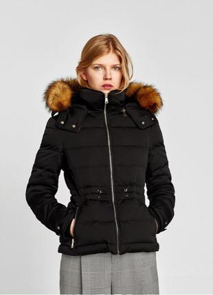 Куртка пуховик zara.