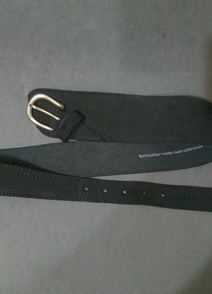 Шикарний ремінь пояс натуральна шкіра замш