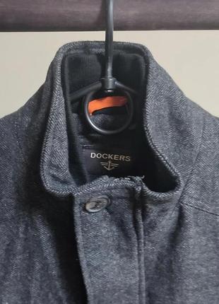 Сіре шерстяне пальто від американської фірми dockers 🔥5 фото