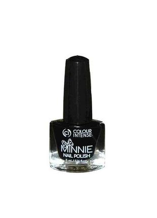 Лак для нігтів mini 025 (np-16) чорний тм color intense
