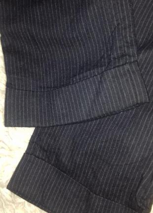 Укороченные шерстяные брюки gap 3