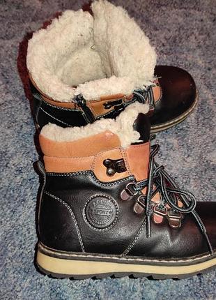 Кожаные ботинки мальчику 6