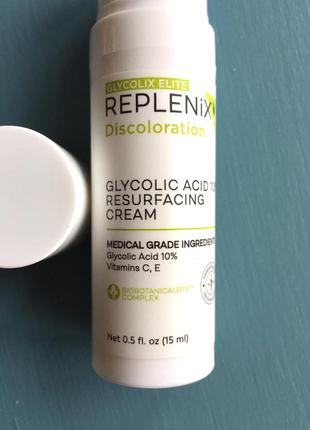 Replenix glycolic acid 10% resurfacing cream, 15 ml2 фото