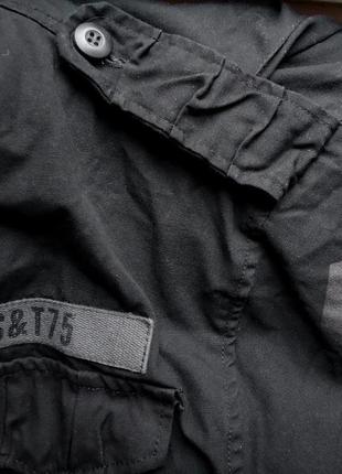 Куртка милитари  surplus tex s&t 75 черная типа m65 теплая с подстежкой  (l) теплая7 фото