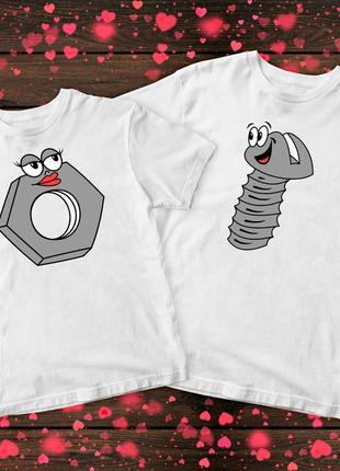 Парные футболки с принтом