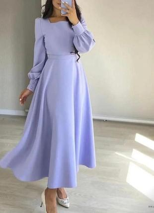 Невесомое фиолетовое платье 💜