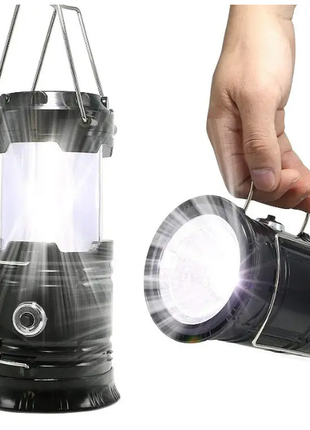 Солнечная батарея огненная лампа ночник лампадка 3 в 1 flame lamp на подарок ліхтар для кемпінгу lux5 фото