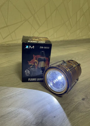 Солнечная батарея огненная лампа ночник лампадка 3 в 1 flame lamp на подарок ліхтар для кемпінгу lux7 фото