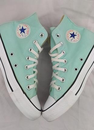 Класні високі кеди кросівки converse chuck taylor all star sk8 old skool оригінал конверс1 фото