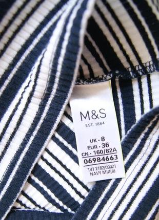 Футболка в рубчик marks&spencer6 фото