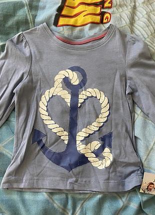 Новая кофточка на девочку с необычным принтом 1.5-2г