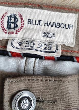 Blue harbour штани чоловічі вельвет беж бежеві пісочні брюки джинси модні8 фото
