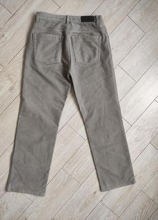 Blue harbour штани чоловічі вельвет беж бежеві пісочні брюки джинси модні2 фото