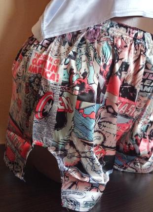 2-3 жіноча піжама марвел комплект маєчка шорти женская пижама marvel8 фото