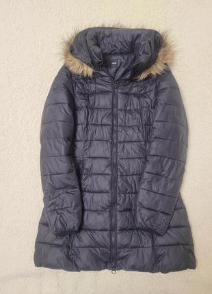 Продам пуховик, жіночу зимову подовжену куртку, пальто,asos,р.s