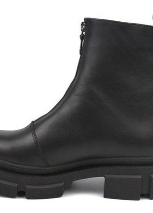 Женские ботинки кожаные.на молнии зимняя обувь black

на составе2 фото