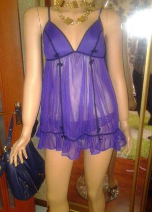 Ночнушка пенюар розмір с-м