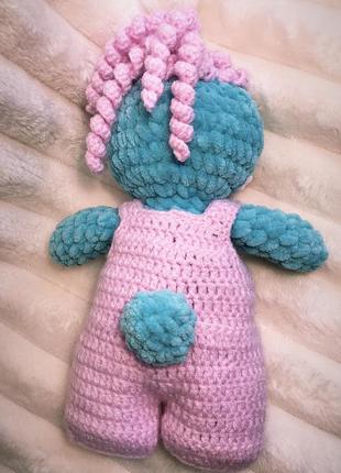 Мягкая игрушка,вязанная игрушка,пингвин в комбинезоне6 фото