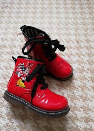 Черевички disney minnie mouse 25 розмір