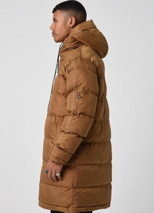 Зимняя куртка парка мужская коричневая vamos2 фото