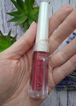 Жидкая помада для губ wibo katosu matte lipstick тон 35 фото