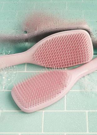 Расческа Tangle teezer large wet detangler large size, pink hibiscus. оригинал.