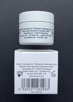 Люкс молекулярний антивіковий крем для обличчя dr. barbara turm face cream 3.5 мл3 фото