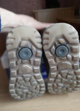 Ботинки зимние котофей замшевые серые мембрана 27 размер 17.5 см4 фото