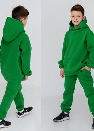 Дитячий спортивний костюм зеленого кольору | 4 кольори
