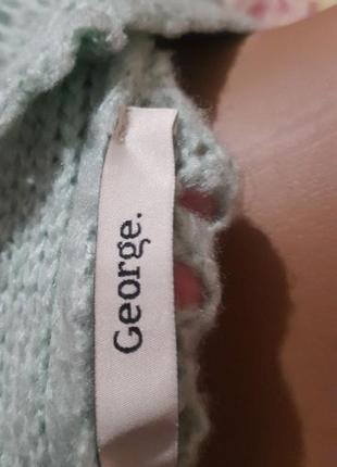 М'ятний комплект светр з кардіганом5 фото