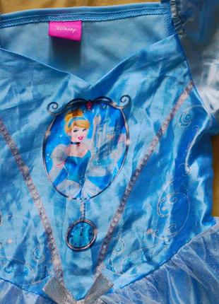 Костюм платье золушки золушка принцесса disney. оригинал на 5-7 лет2 фото
