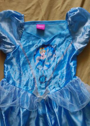 Костюм платье золушки золушка принцесса disney. оригинал на 5-7 лет3 фото