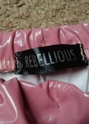 Модные женские латексные лосины леггинсы виниловые экокожа rebellious3 фото