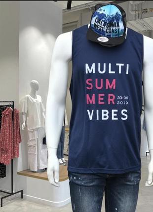 Мужская фітнес майка