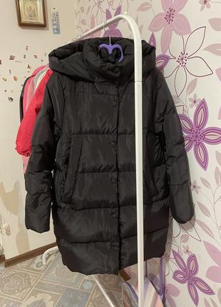 Пуховик/пальто зимнее/куртка zara h&m next xxs xs 13-14 xs s 164