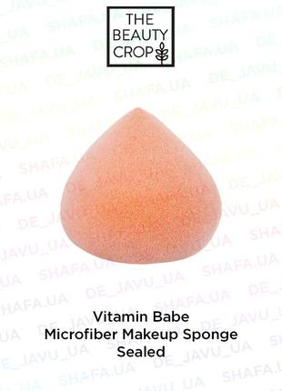 Спонж аппликатор для макияжа the beauty crop vitamin babe makeup microfiber sponge