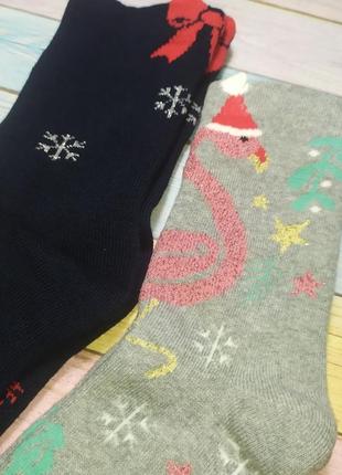 Тёплые  носки махровые 31-34  новый год2 фото