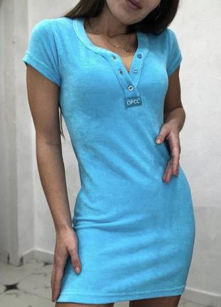 Платье тёплое ночнушка пижама махровая7 фото