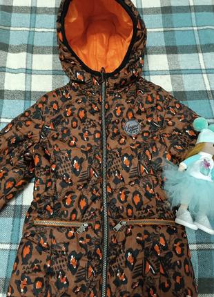 Куртка на дівчинку двустороння весна-осінь2 фото