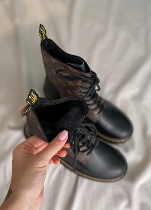 Жіночі черевики dr. martens jadon хутро знижка sale / smb4 фото