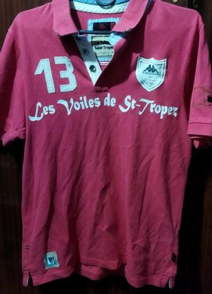 Вінтажна поло футболка kappa saint-tropez