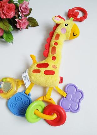 Мягкая погремушка-прорезыватель жираф fisher-price4 фото