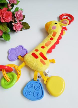 Мягкая погремушка-прорезыватель жираф fisher-price2 фото