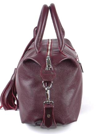 Стильна шкіряна виноградна сумка, кольори в асортименті6 фото