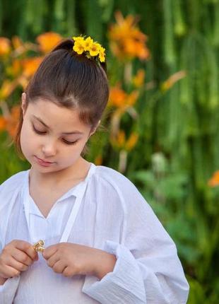 Дитяча туніка "lili", тканина батист - креш.3 фото