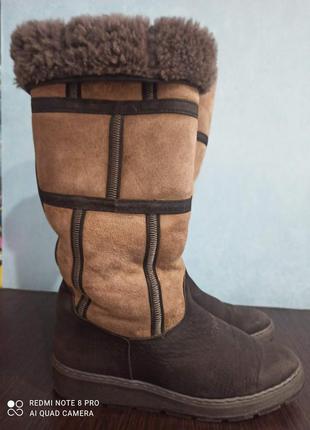 Зимові чоботи на цигейке. теплі і комфортні monnalisa3 фото