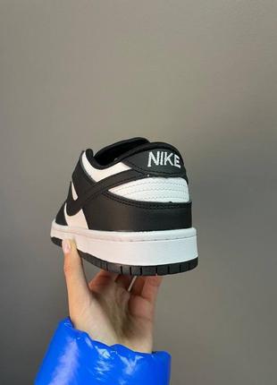 Кросівки nike sb dunk low white black4 фото