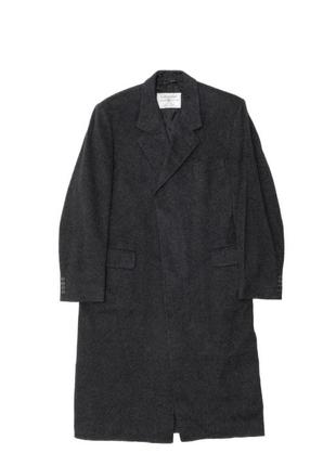Пальто классическое мужское crombie s 44p dark gray wool3 фото