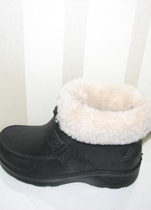 Зимові чорні черевики пінка хутро ева3 фото